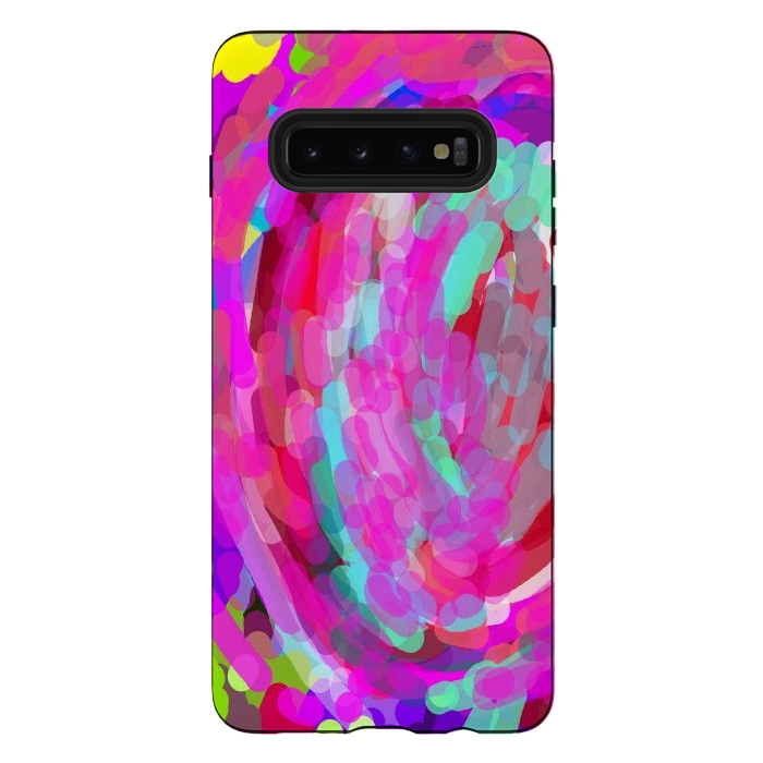 Galaxy S10 plus StrongFit Colorful love by Josie