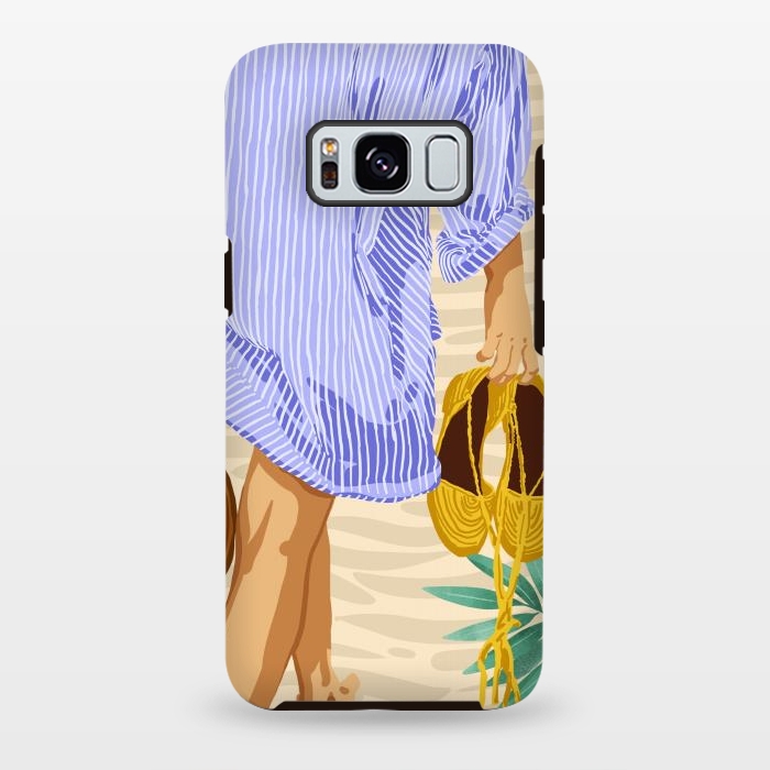 Galaxy S8 plus StrongFit I followed my heart & it led me to the beach | Boho Ocean Sand Sea Beachy Fashion Summer by Uma Prabhakar Gokhale