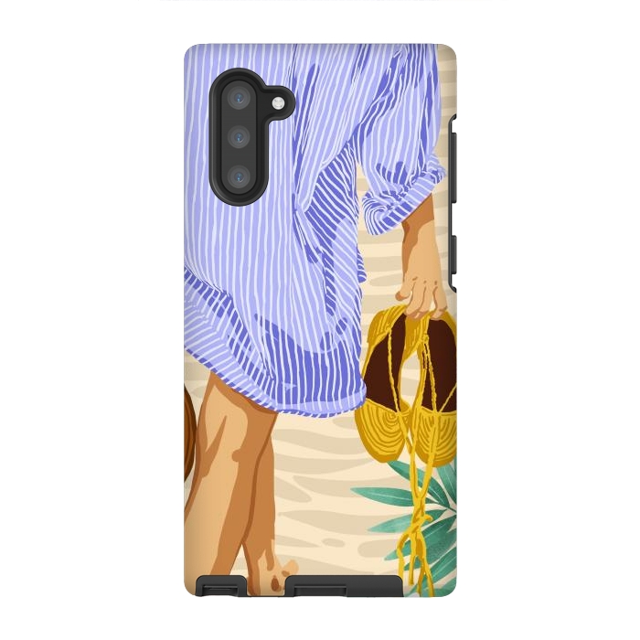 Galaxy Note 10 StrongFit I followed my heart & it led me to the beach | Boho Ocean Sand Sea Beachy Fashion Summer by Uma Prabhakar Gokhale