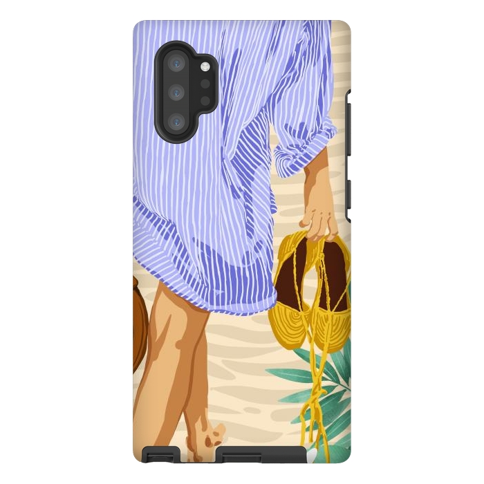 Galaxy Note 10 plus StrongFit I followed my heart & it led me to the beach | Boho Ocean Sand Sea Beachy Fashion Summer by Uma Prabhakar Gokhale