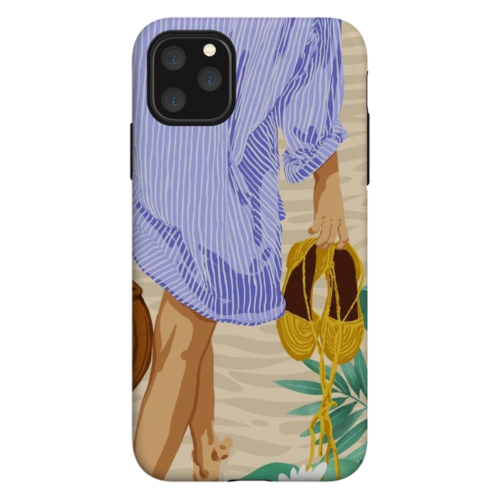 iPhone 11 Pro Max StrongFit I followed my heart & it led me to the beach | Boho Ocean Sand Sea Beachy Fashion Summer by Uma Prabhakar Gokhale