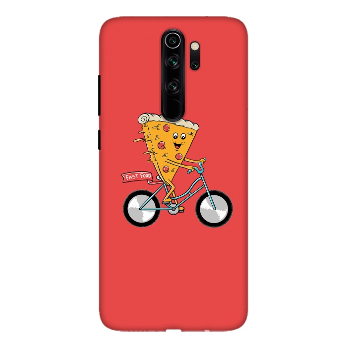Redmi Note 8 pro SlimFit Pizza Fast Food Red por Coffee Man