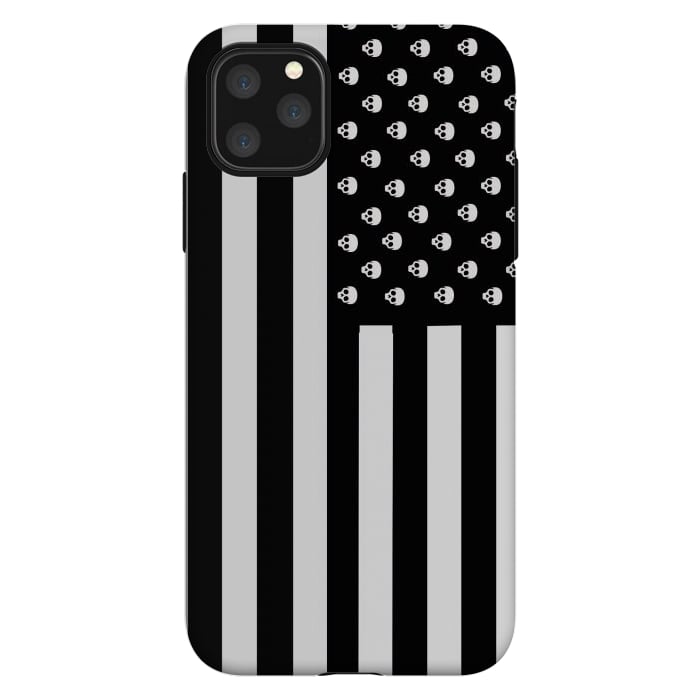 iPhone 11 Pro Max StrongFit United Deaths of America by Gringoface Designs