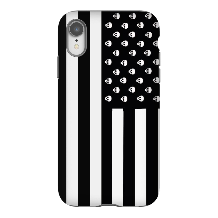 iPhone Xr StrongFit United Deaths of America by Gringoface Designs
