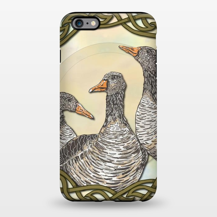 iPhone 6/6s plus StrongFit Celtic Goose by Lotti Brown
