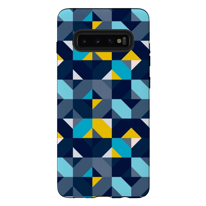Galaxy S10 plus StrongFit Geometric Hypnotic Shapes by TMSarts