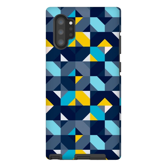 Galaxy Note 10 plus StrongFit Geometric Hypnotic Shapes by TMSarts