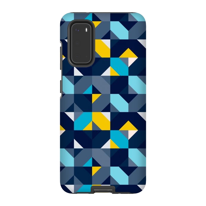 Galaxy S20 StrongFit Geometric Hypnotic Shapes by TMSarts