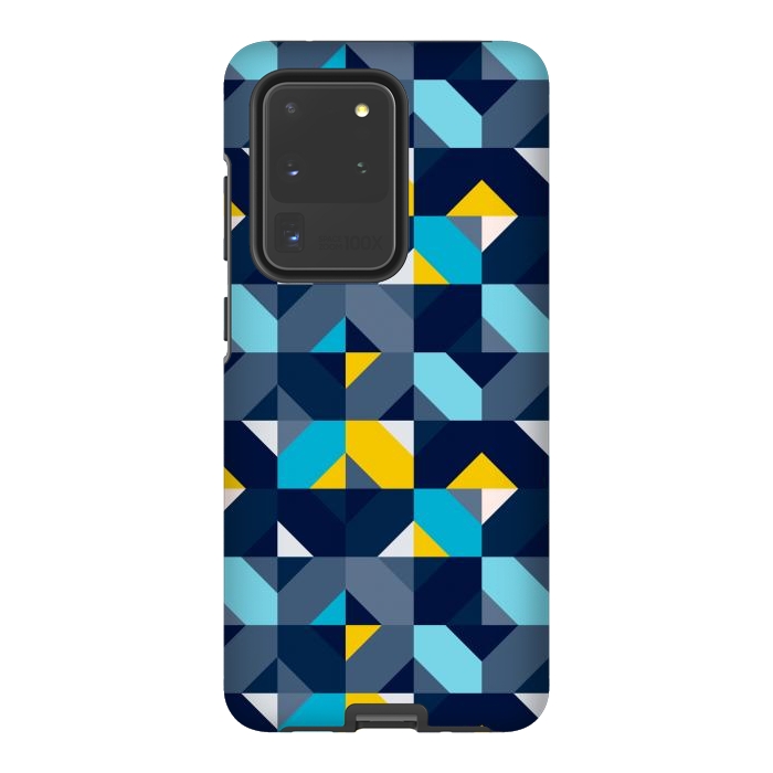 Galaxy S20 Ultra StrongFit Geometric Hypnotic Shapes by TMSarts
