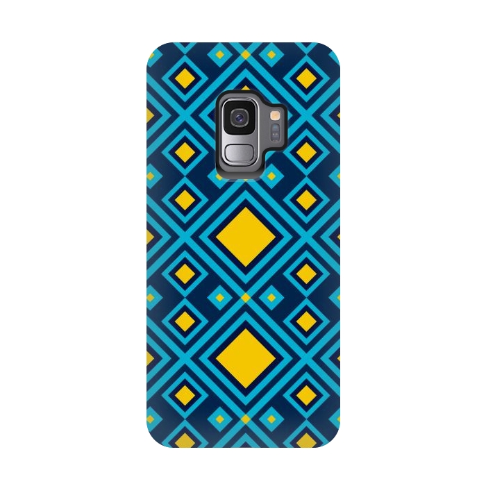 Galaxy S9 StrongFit Geometric Abstract Diamond by TMSarts