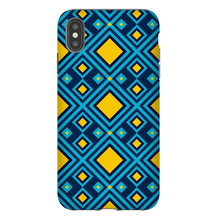 iPhone Xs Max StrongFit Geometric Abstract Diamond by TMSarts