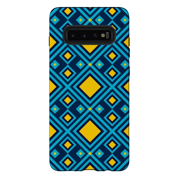 Galaxy S10 plus StrongFit Geometric Abstract Diamond by TMSarts