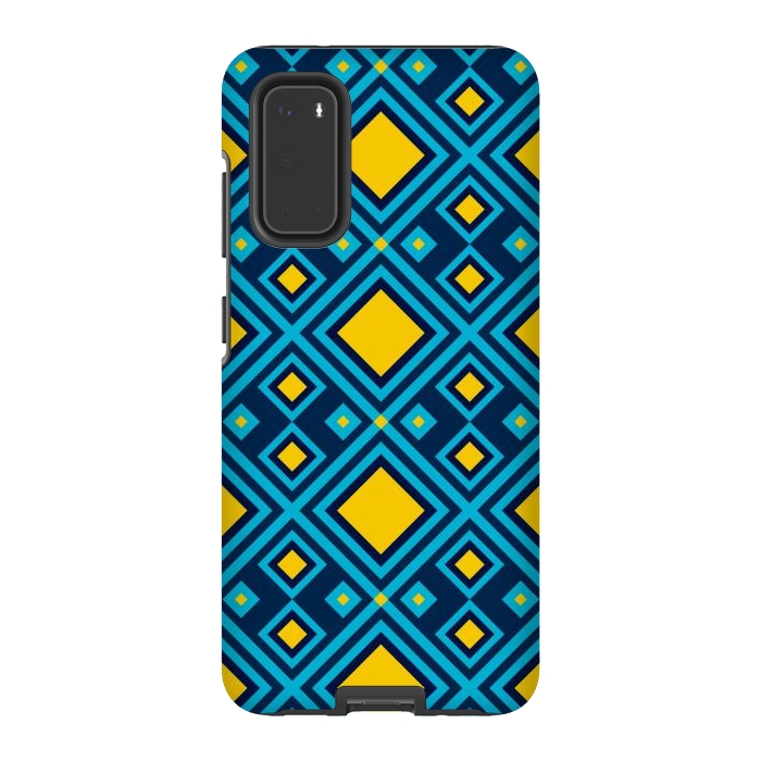 Galaxy S20 StrongFit Geometric Abstract Diamond by TMSarts