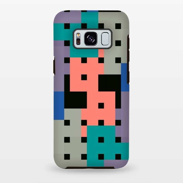 Galaxy S8 plus StrongFit Geo Repeat Squares by TMSarts