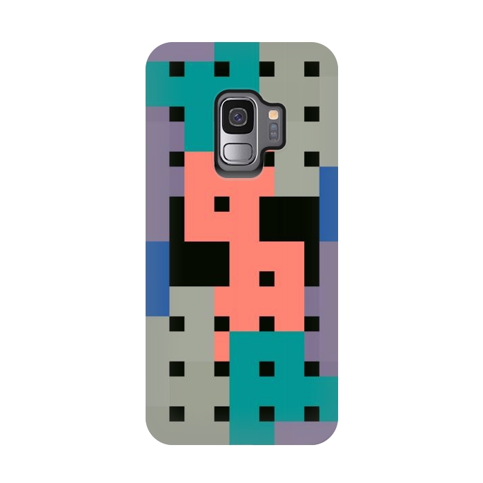 Galaxy S9 StrongFit Geo Repeat Squares by TMSarts
