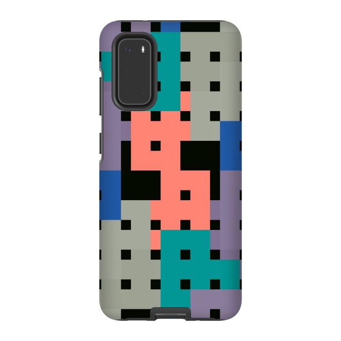 Galaxy S20 StrongFit Geo Repeat Squares by TMSarts