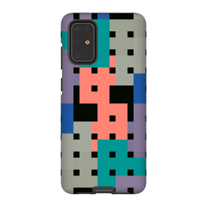 Galaxy S20 Plus StrongFit Geo Repeat Squares by TMSarts
