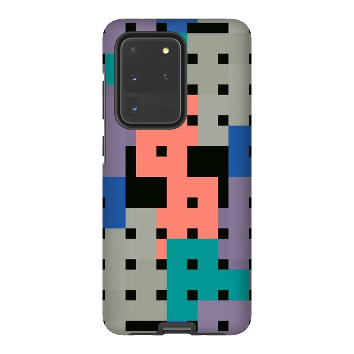 Galaxy S20 Ultra StrongFit Geo Repeat Squares by TMSarts
