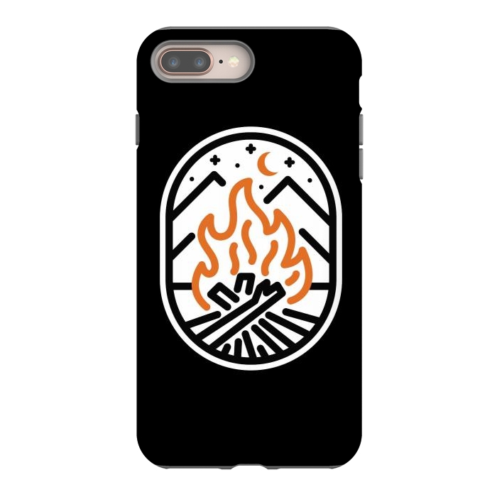 iPhone 8 plus StrongFit Camp Fire 1 by Afif Quilimo