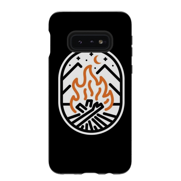 Galaxy S10e StrongFit Camp Fire 1 by Afif Quilimo