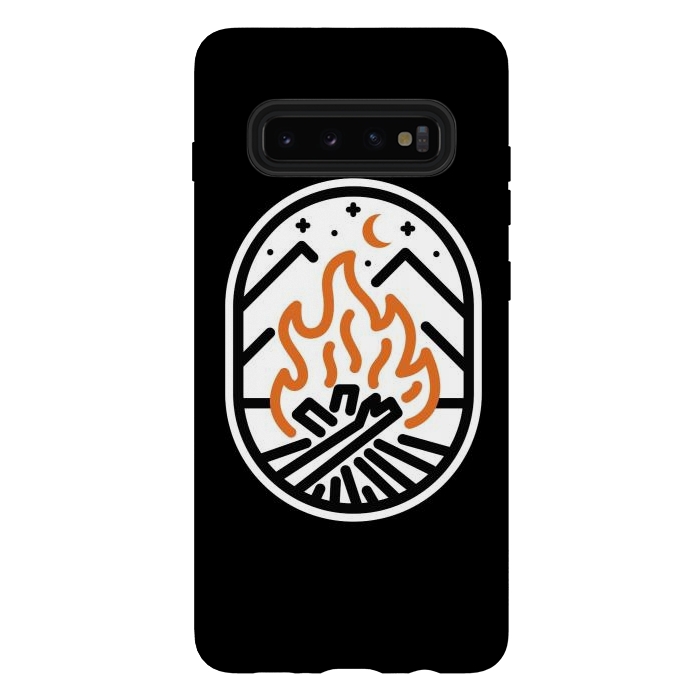 Galaxy S10 plus StrongFit Camp Fire 1 by Afif Quilimo