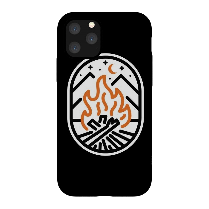 iPhone 11 Pro StrongFit Camp Fire 1 by Afif Quilimo