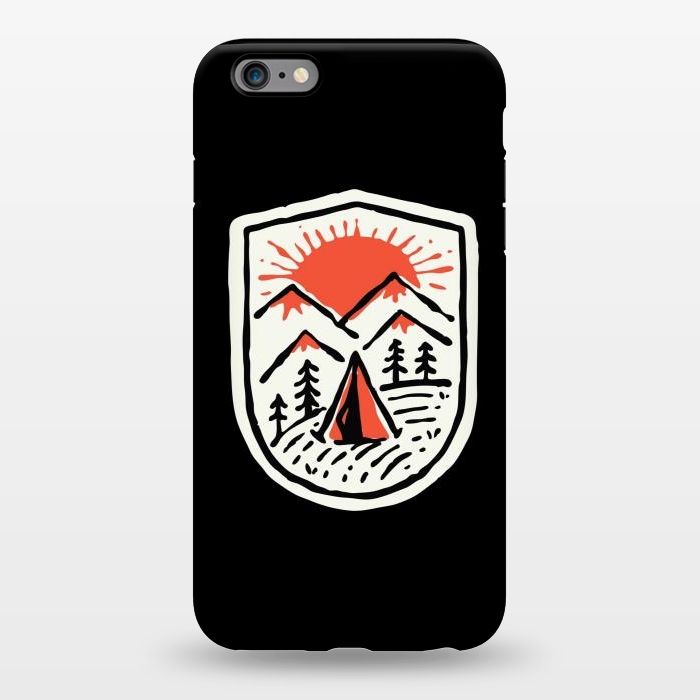 iPhone 6/6s plus StrongFit Sunset Camp Hand Drawn by Afif Quilimo