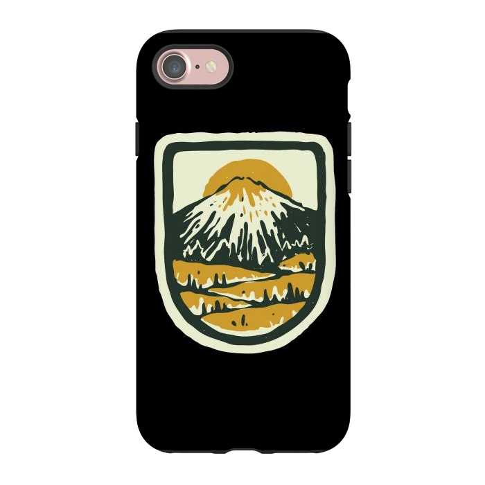 iPhone 7 StrongFit Mountain Hand Drawn by Afif Quilimo