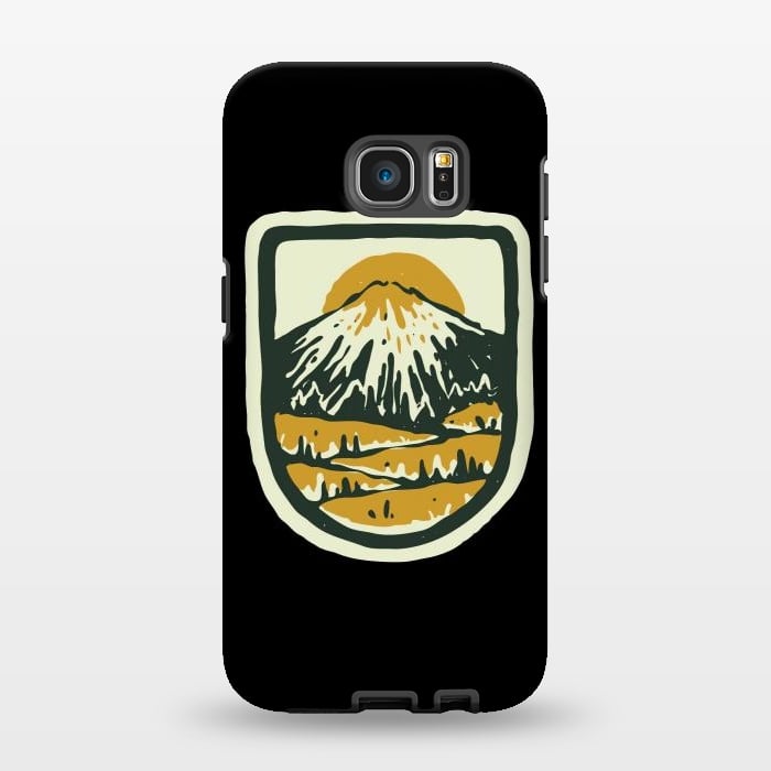 Galaxy S7 EDGE StrongFit Mountain Hand Drawn by Afif Quilimo