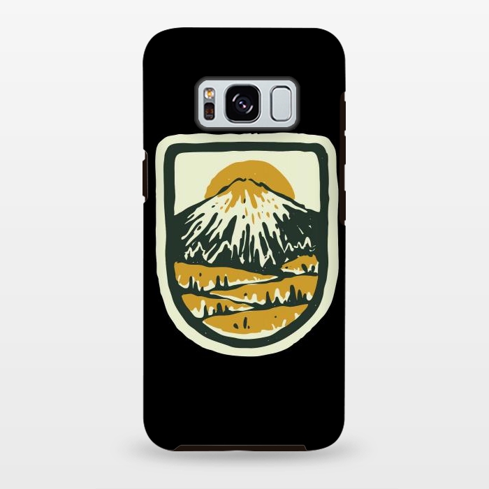 Galaxy S8 plus StrongFit Mountain Hand Drawn by Afif Quilimo