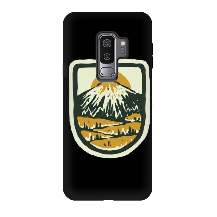 Galaxy S9 plus StrongFit Mountain Hand Drawn by Afif Quilimo