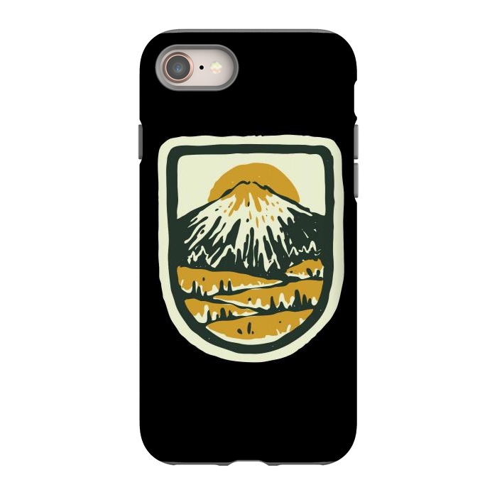 iPhone 8 StrongFit Mountain Hand Drawn by Afif Quilimo