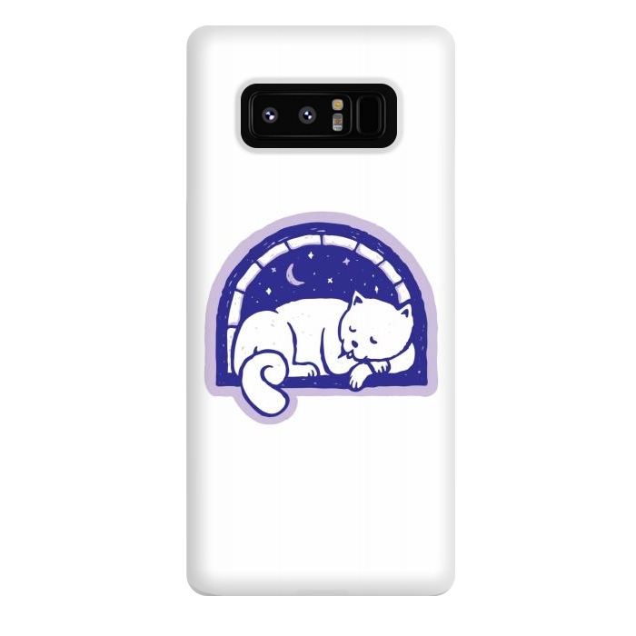 Galaxy Note 8 StrongFit Cat Sleep by Afif Quilimo