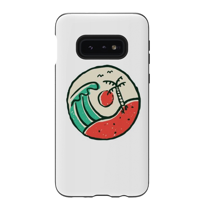 Galaxy S10e StrongFit Big Wave by Afif Quilimo