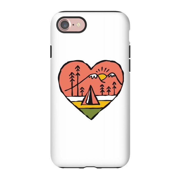 iPhone 7 StrongFit Camping in Love 1 by Afif Quilimo
