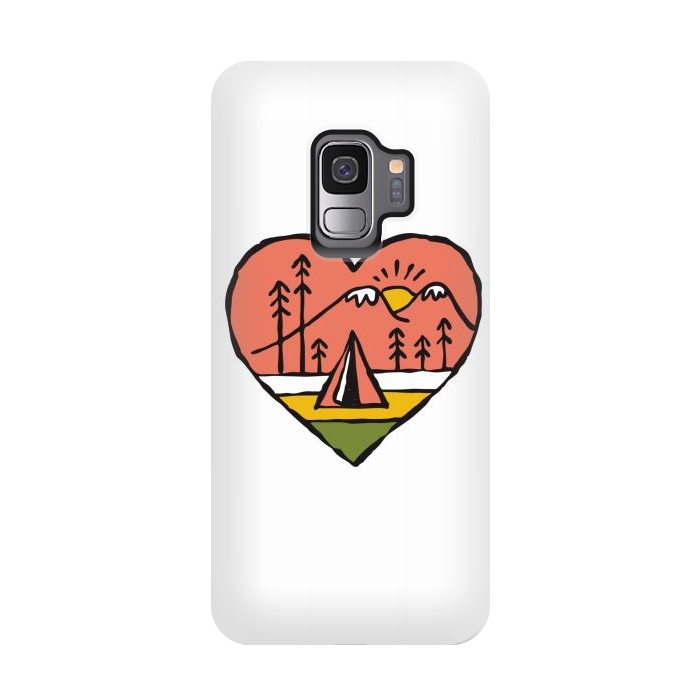 Galaxy S9 StrongFit Camping in Love 1 by Afif Quilimo