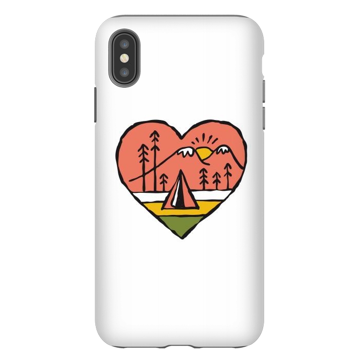 iPhone Xs Max StrongFit Camping in Love 1 by Afif Quilimo