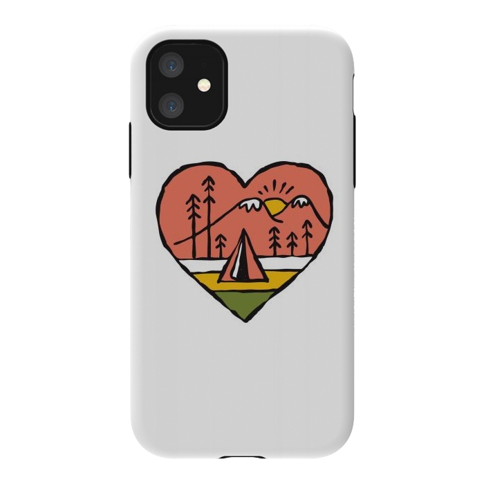 iPhone 11 StrongFit Camping in Love 1 by Afif Quilimo