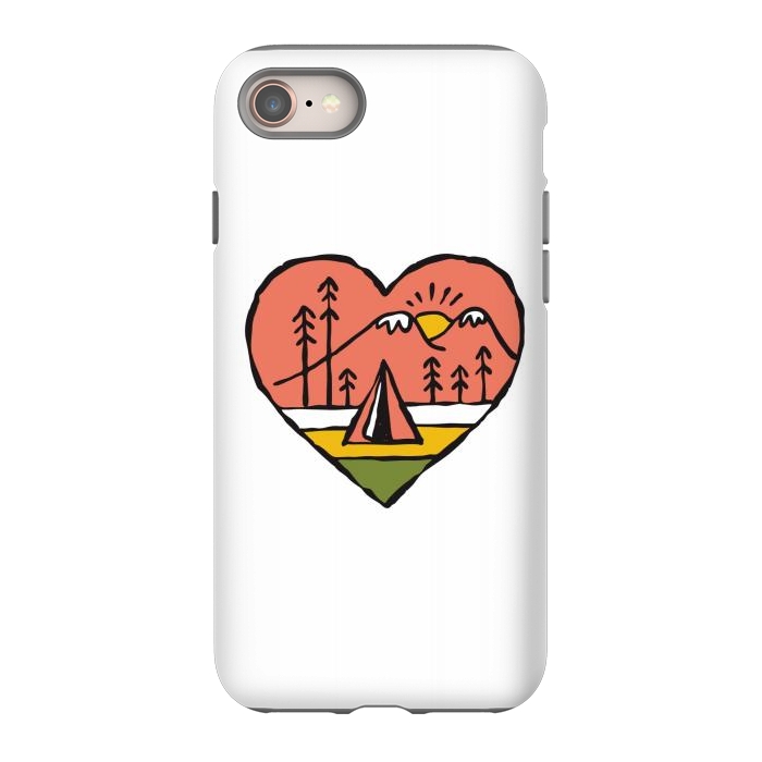 iPhone SE StrongFit Camping in Love 1 by Afif Quilimo
