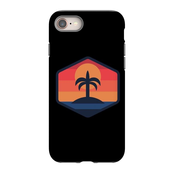 iPhone 8 StrongFit Sunset Beach Island by Afif Quilimo