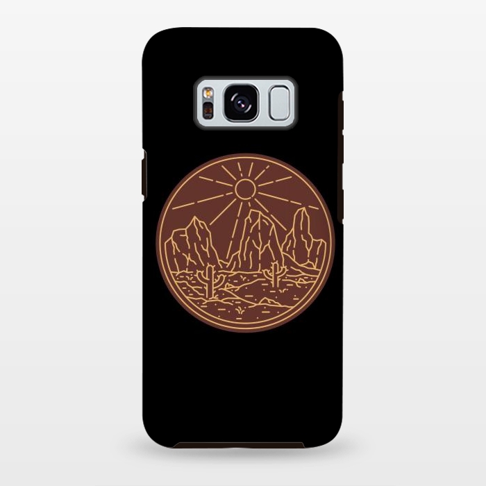 Galaxy S8 plus StrongFit Beauty Desert by Afif Quilimo