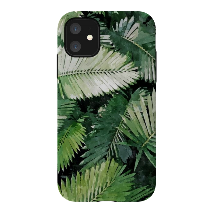 iPhone 11 StrongFit Life is better with palm trees by Uma Prabhakar Gokhale