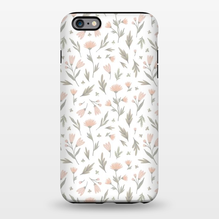 iPhone 6/6s plus StrongFit delicate flowers on a white by Alena Ganzhela