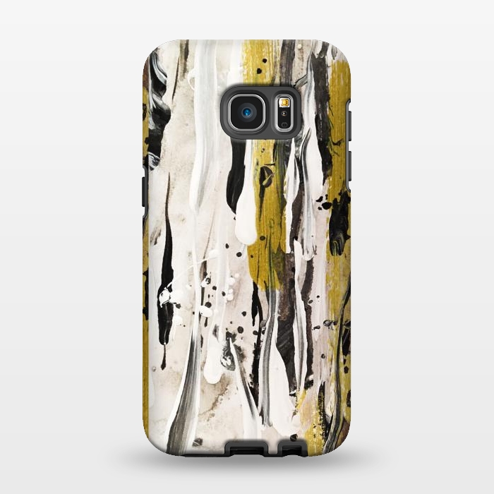 Galaxy S7 EDGE StrongFit Gold Drop by Gringoface Designs