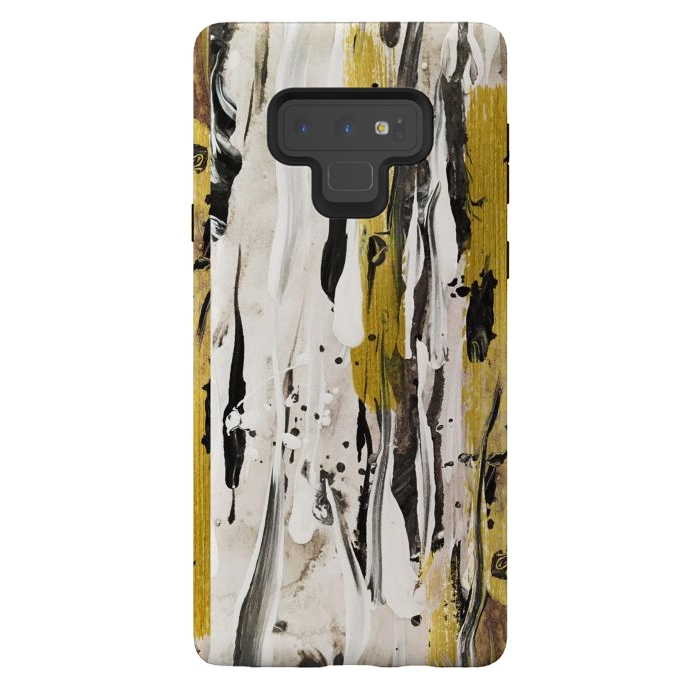 Galaxy Note 9 StrongFit Gold Drop by Gringoface Designs