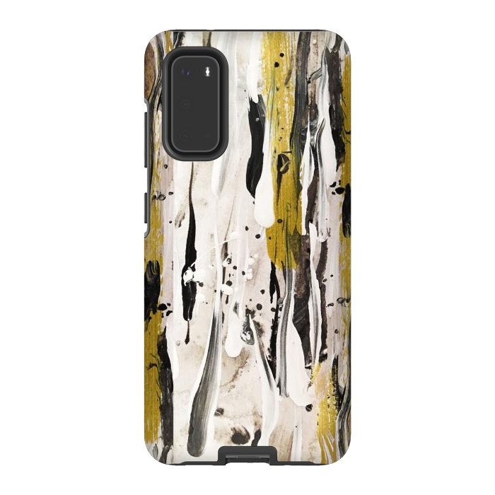 Galaxy S20 StrongFit Gold Drop by Gringoface Designs