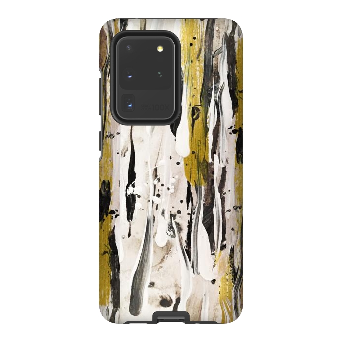 Galaxy S20 Ultra StrongFit Gold Drop by Gringoface Designs