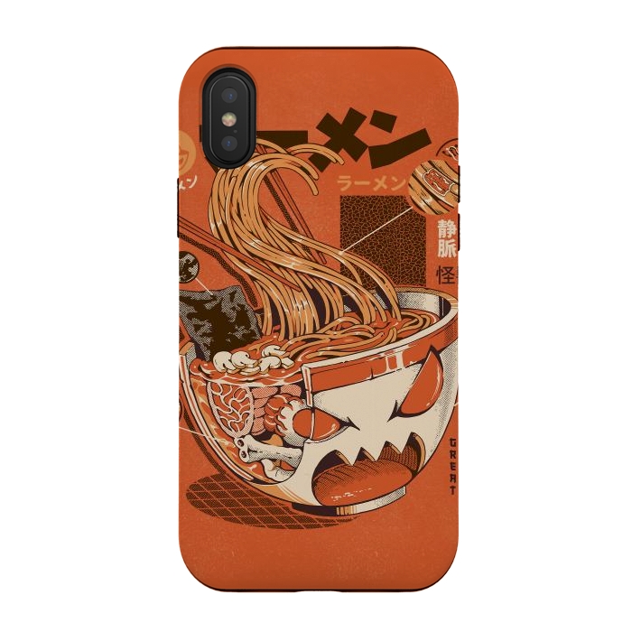 iPhone Xs / X StrongFit X-ray Great Ramen! by Ilustrata