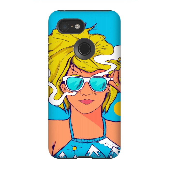 Pixel 3 StrongFit The summer girl by Steve Wade (Swade)