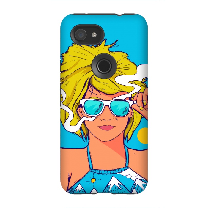 Pixel 3A StrongFit The summer girl by Steve Wade (Swade)